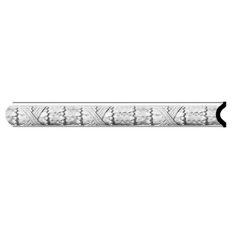 Ekena Millwork SAMPLE - 3"H x 1 1/8"P x 12"L Dublin Leaves Panel Moulding SAMPLE-MLD03X01DU